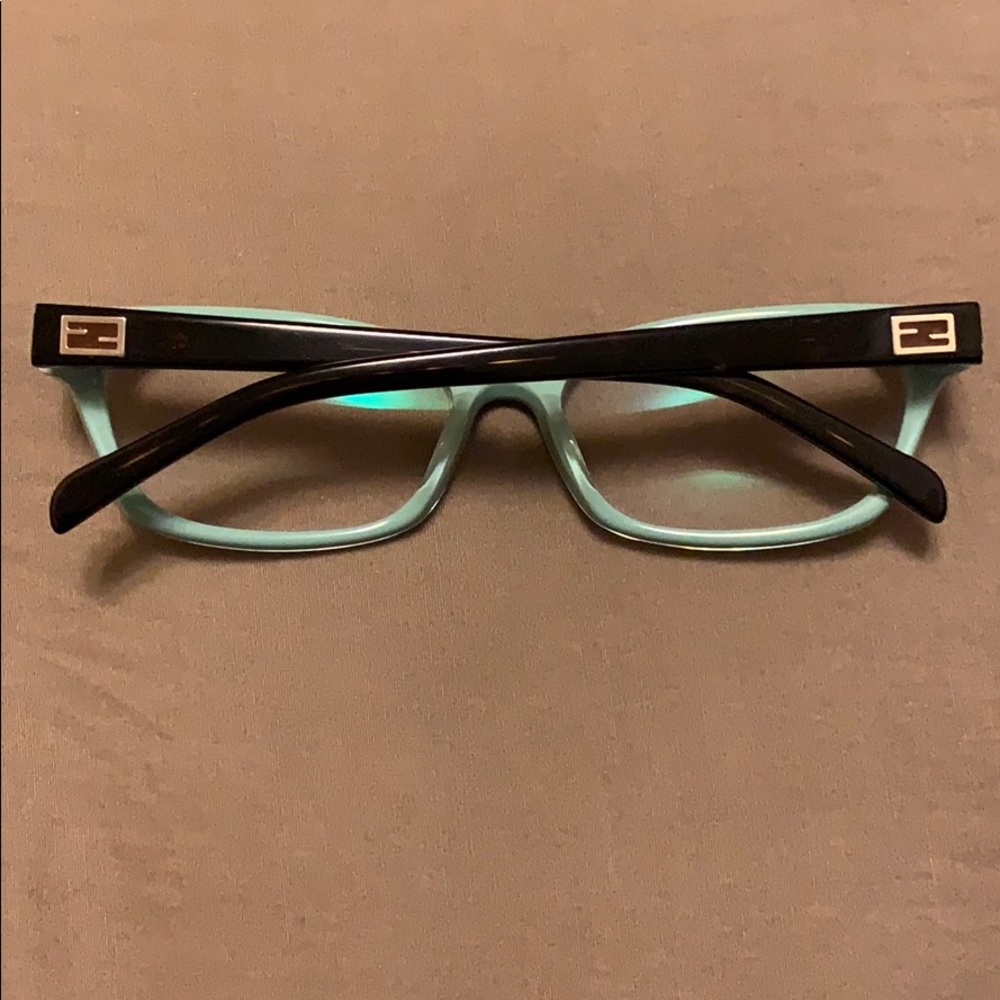Green And Brown Fendi Rectangular Frames - image 2